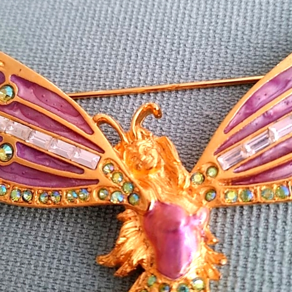 ✨HOST PICK✨ KIRKS FOLLY DRAGONFLY FAIRY PIN - Picture 2 of 7